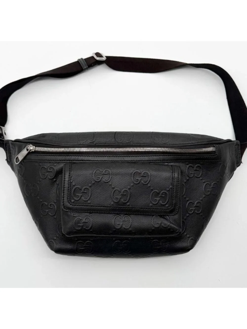Gucci Jumbo GG Waist Bag Shoulder Embossed